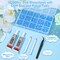 14000Pcs Flatback Light Blue Rhinestones with B7000 Adhesive Glue for Crafts, AB Color Jelly Rhinestones Resin Gems with Tweezer & Picker Pens for Shoes, Tumblers, Clothes Decoration